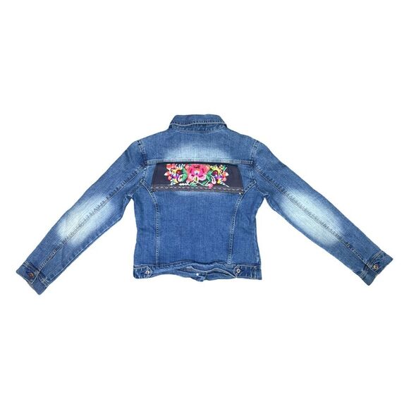 Vintage Y2K SouthPole Embroidered Jean Jacket - Size Medium - Picture 5 of 10